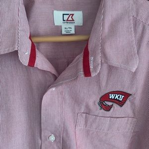 Men’s Cutter and Buck WKU Dress Shirt NEW